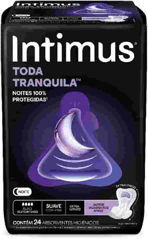 Absorvente Intimus Toda Tranquila Noite - 24 unidades