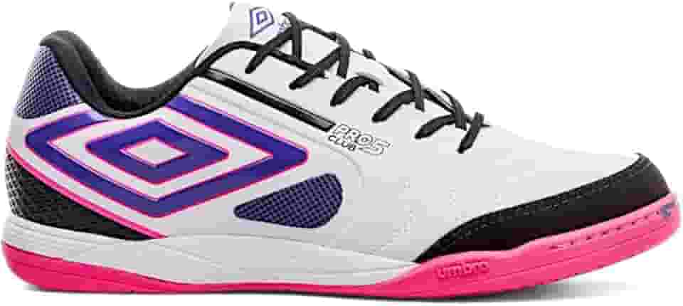 Chuteira Umbro Futsal Pro 5 Bump Club Azul e Branco