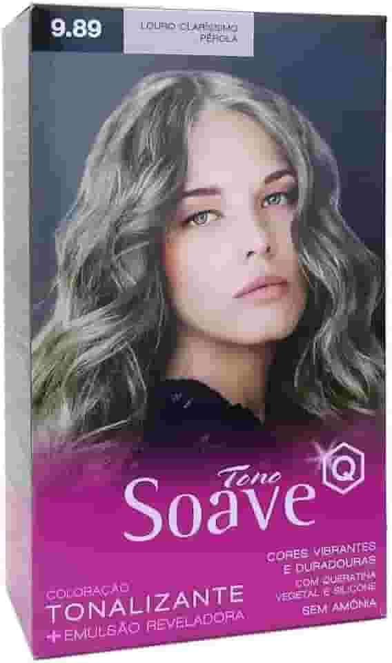 Coloração Tonalizante Tono Soave Capelli (9.89 LOURO CLARISSIMO PEROLA)