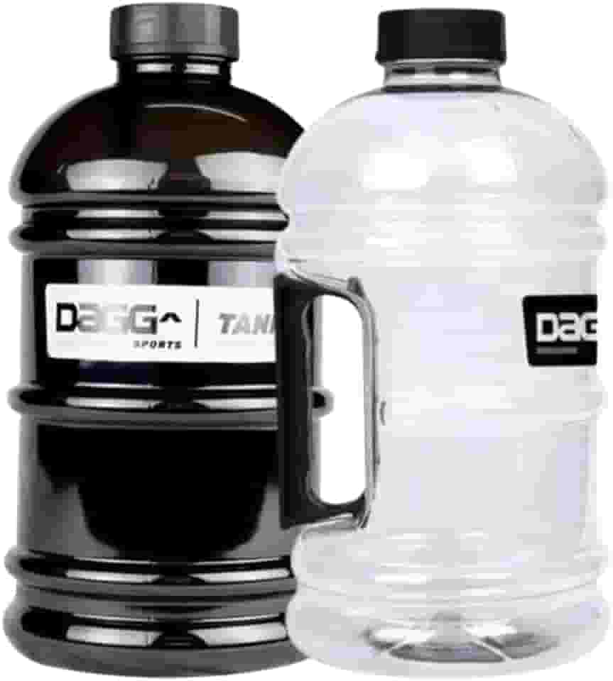 Garrafa Galão de Água 2L Squeeze Academia Musculação Treino Alça Antivazamento 2 Unidades