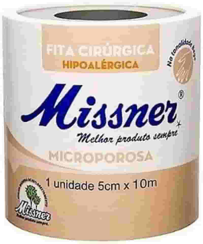 Missner Fita Microporosa Bege 5.0 Cm X 10 M