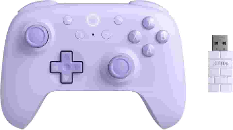 8BitDo Ultimate 2C Wireless Controller for Windows PC and Android, with 1000 Hz Polling Rate, Hall Effect Joysticks and Triggers, and Remappable L4/R4 Bumpers (Purple)