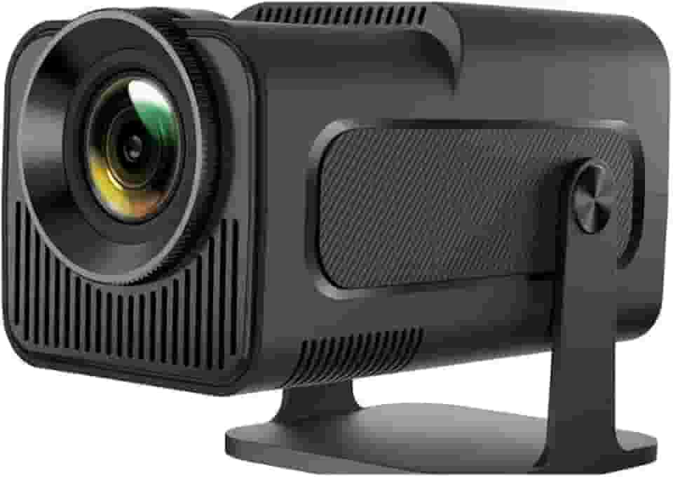 Projetor HY320 Smart Android 11, Cinema em Casa Portátil 1080p Nativo com Suporte 4K, WiFi 6 e Bluetooth 5.0, Ângulo Ajustável 180°, Tela de até 150 Polegadas