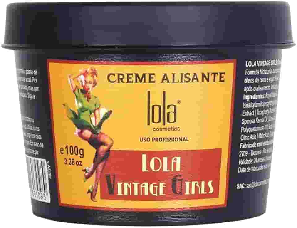 Hair Vintage Girl Creme Alisante 100g , Lola Cosmetics
