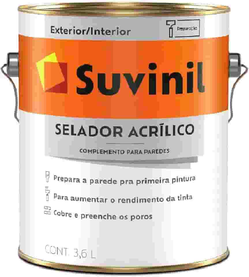 Selador Acrílico Suvinil 3,6 ltrs