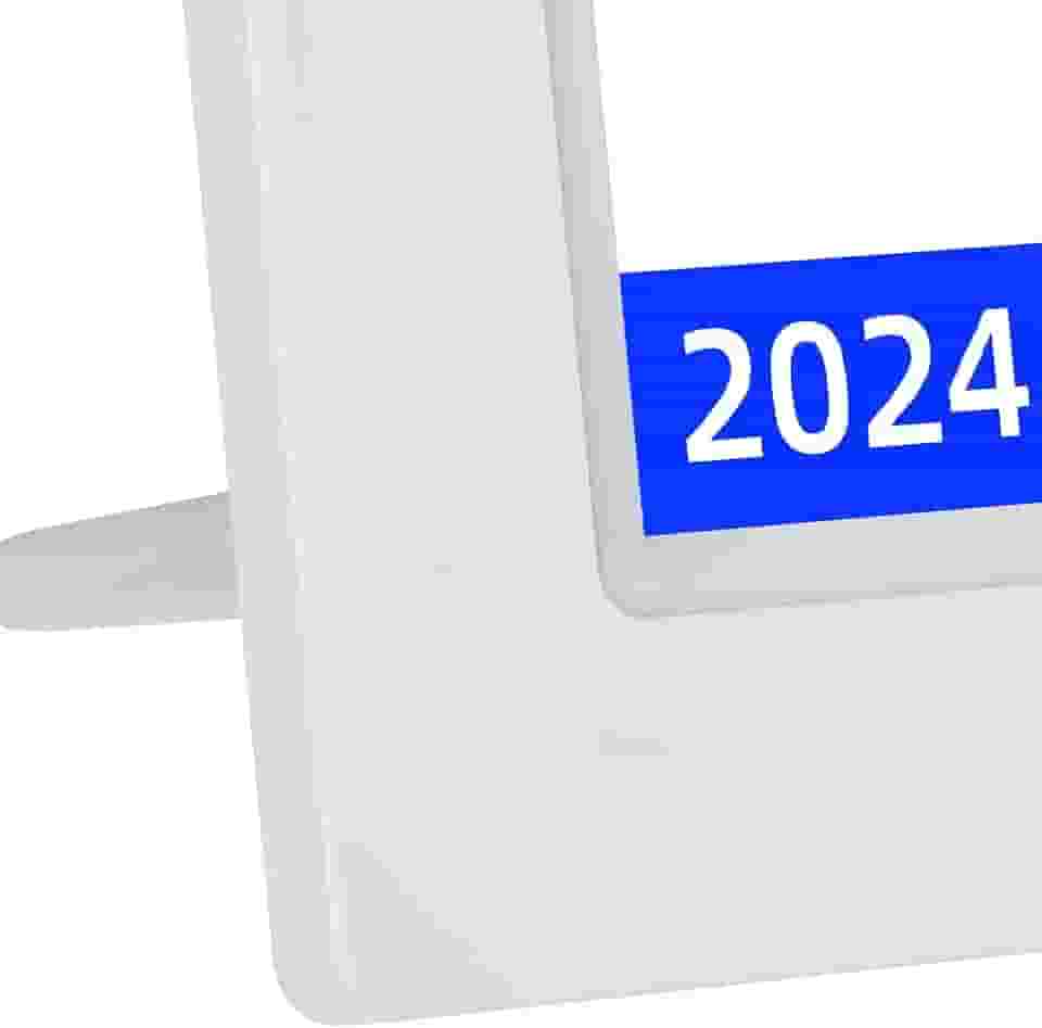 Calendário digital de 17 cm e tabela de tarefas – Agenda mensal semanal 2025 com tela sensível ao toque IPS 1920 × 1080, suporte de parede e suporte de mesa, exibição de lista de tarefas para