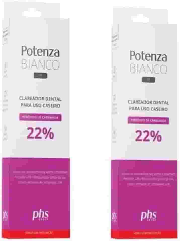 Kit C/2 Clareador Potenza Bianco 22% Clareamento Original