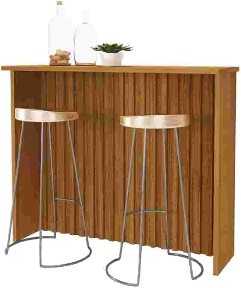 Bancada Ripada 1,28cm Cor Freijó Mdp Madeirado