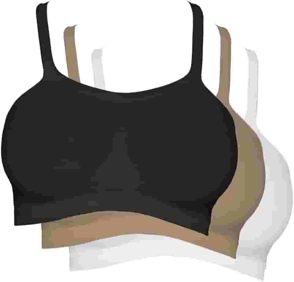 Kit 3 Sutiãs Bandini Seamless, Hanes, Feminino