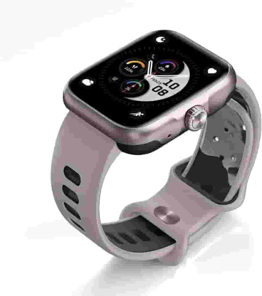 ACTION WEARZONE | ALEXA integrada | A PROVA D'ÁGUA, GPS integrado | Smartwatch Esportivo (Prata)