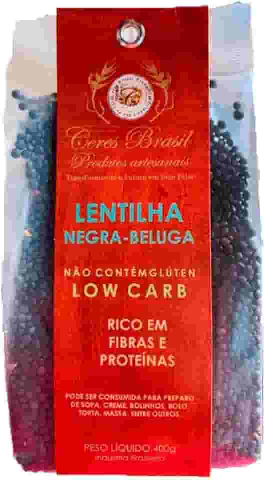 Kit 2X: Lentilha Beluga Negra Sem Glúten Ceres 400g