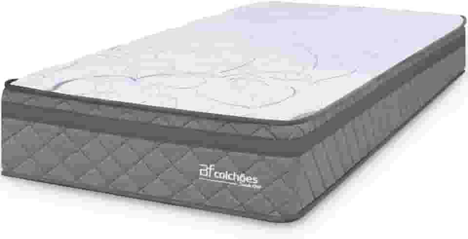 Colchão Solteiro Espuma D45 Extra Firme Antialérgico Certificado 88x188x24cm - BF Colchões