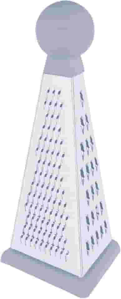 Euro home - Ralador 3 Faces 8'' Cinza - IN8164-CZ