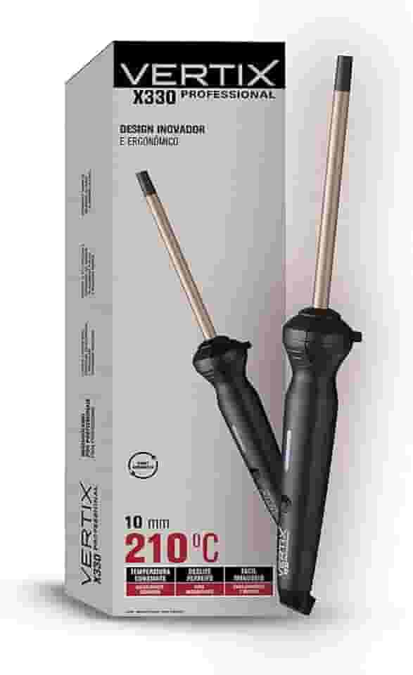 Vertix Modelador de Cabelo 10mm x 130mm X330 Bivolt Profissional