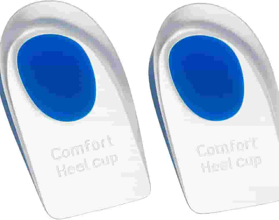 Palmilha Ortopédica Silicone Gel Protetora de Calcanhar Calçado Sapato Conforto e Alívio de Dor Calcanheira Em Gel Para Esporão De Calcâneo E Esporte, Tamanho Único - Rodrigues Shop