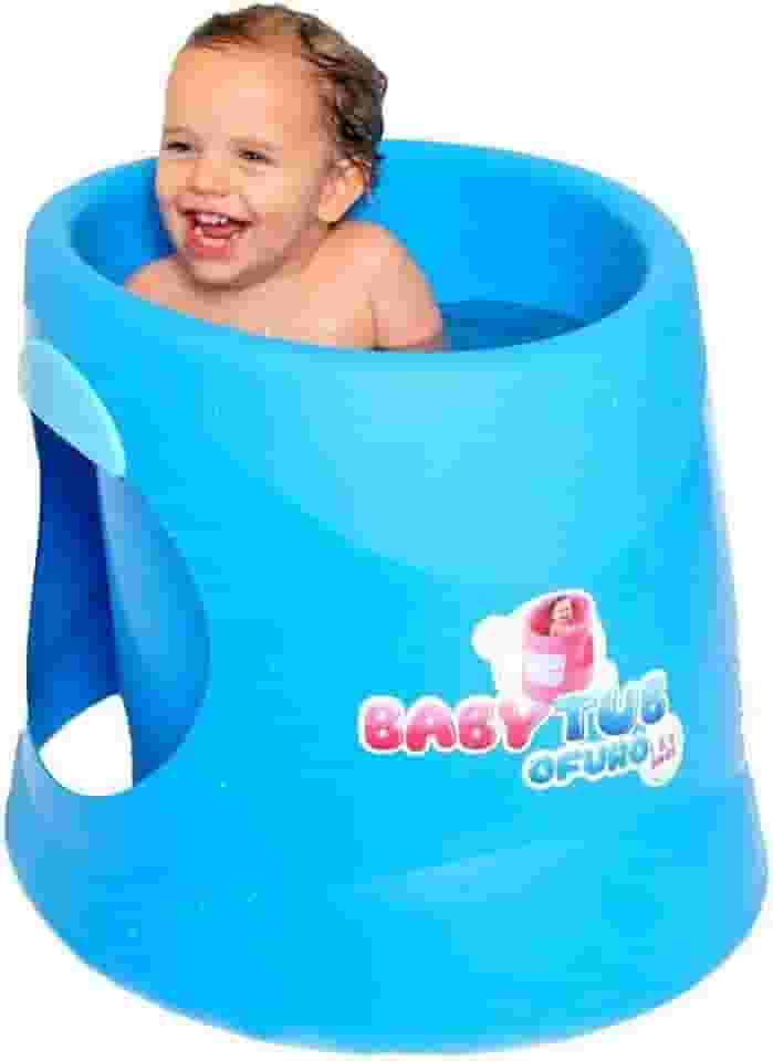 Piscina Banheira Baby Tub Ofurô Crianças 1 A 4 Anos Azul