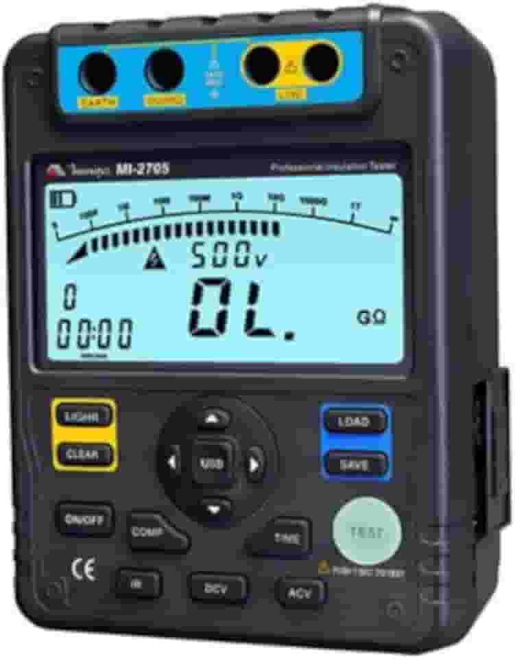 Megômetro CATIII 600V/ Tensão de Teste (DC) até 5kV e Interface Minipa MI-2705