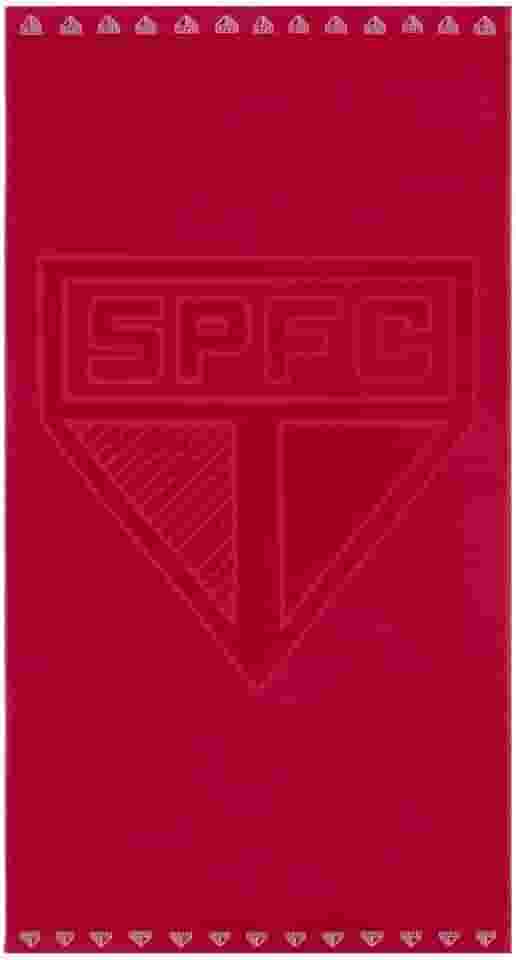 Buettner, Toalha De Banho Time Jacquard São Paulo Buettner Vermelha