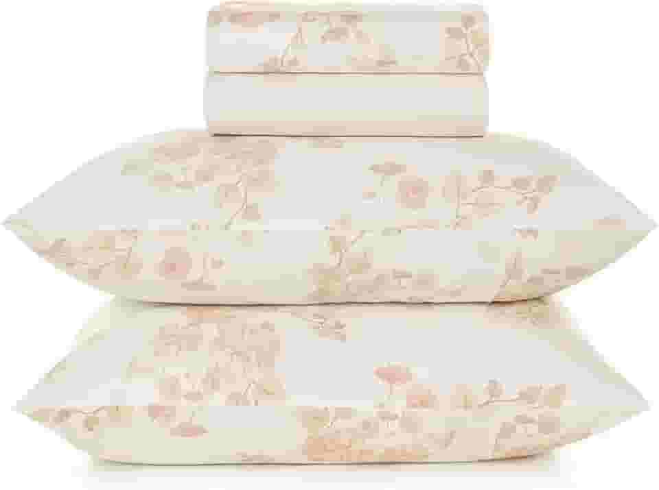 Jogo de Cama Lençol Casal Percal 160 fios Karsten 100% Algodão Toque Macio 4pçs - Thalia