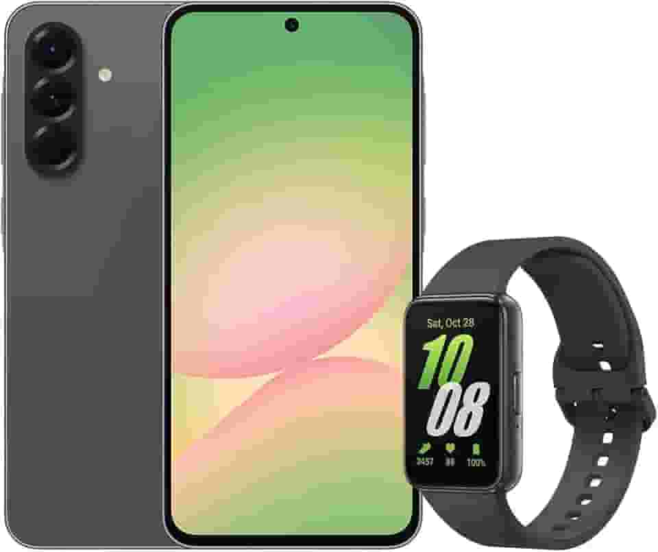 Samsung A56 5G (256GB) - Preto + Galaxy Fit3 - Grafite