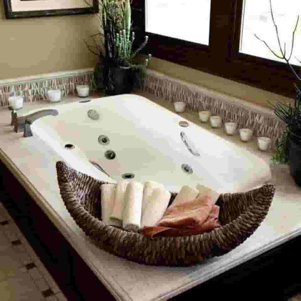 Banheira Hidromassagem Dupla Ouro Fino Softcril Standard 120cmx80cmx49cm 4 Jatos