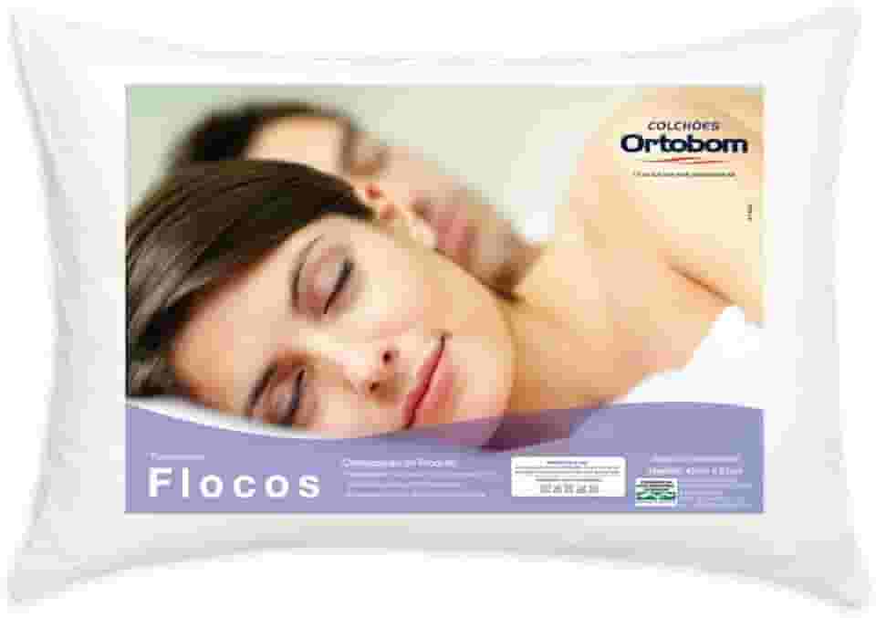 Travesseiro Ortobom Flocos