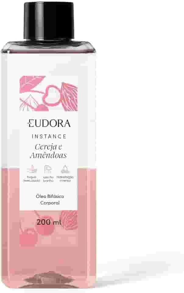 Eudora Óleo Bifásico Corporal Instance Cereja e Amêndoas 200ml