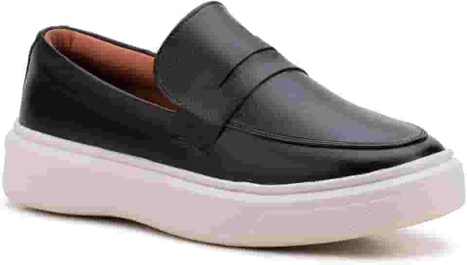 Sapato Loafer Masculino Mocassim Couro Casual Comfort Luxo