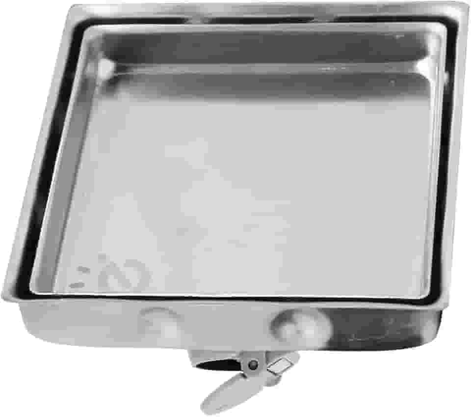 Ralo Oculto Square Invisível Anti Odor Aço Inox 304 10x10cm