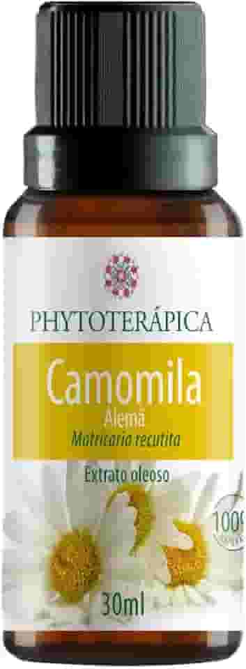 PHYTOTERAPICA - Óleo Vegetal de Camomila Alemã - Aromaterapia -Pele e Cabelo - É indicado como hidratante, emoliente e calmante para pele, útil para peles sensíveis e secas - 100% Puro, Natural - 30ml