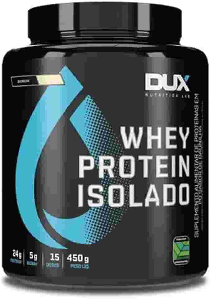 Whey Protein Isolado Baunilha Pote 450g – Contribui para os Resultados e Auxilia a Recuperação Muscular – Dux Human Health