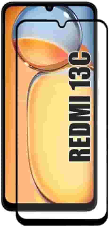 [GL CASES] Película Redmi 13C Vidro Temperado Anti Risco 3D 9H Proteção Pelicula Xiaomi Redmi 13C Com Cobertura Total Da Tela + Kit Limpeza Para Aplicação Livre De Bolhas