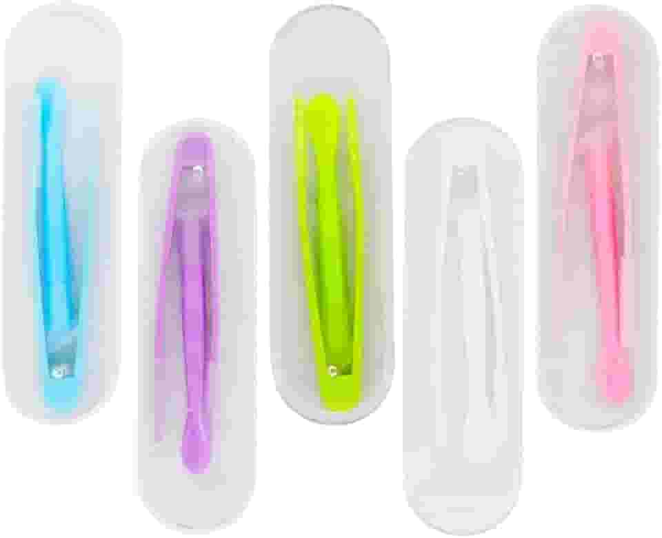 MorTime Kit de Ferramentas Portátil para Lentes de Contato com 5 Peças (Inseridor/Removidor + Pinça com Ponta Macia)