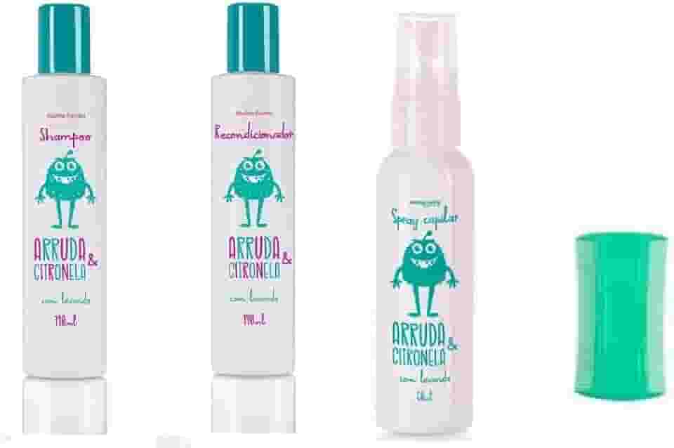 Kit Mata Piolho E Lêndeas Abelha Rainha + Pente Fino