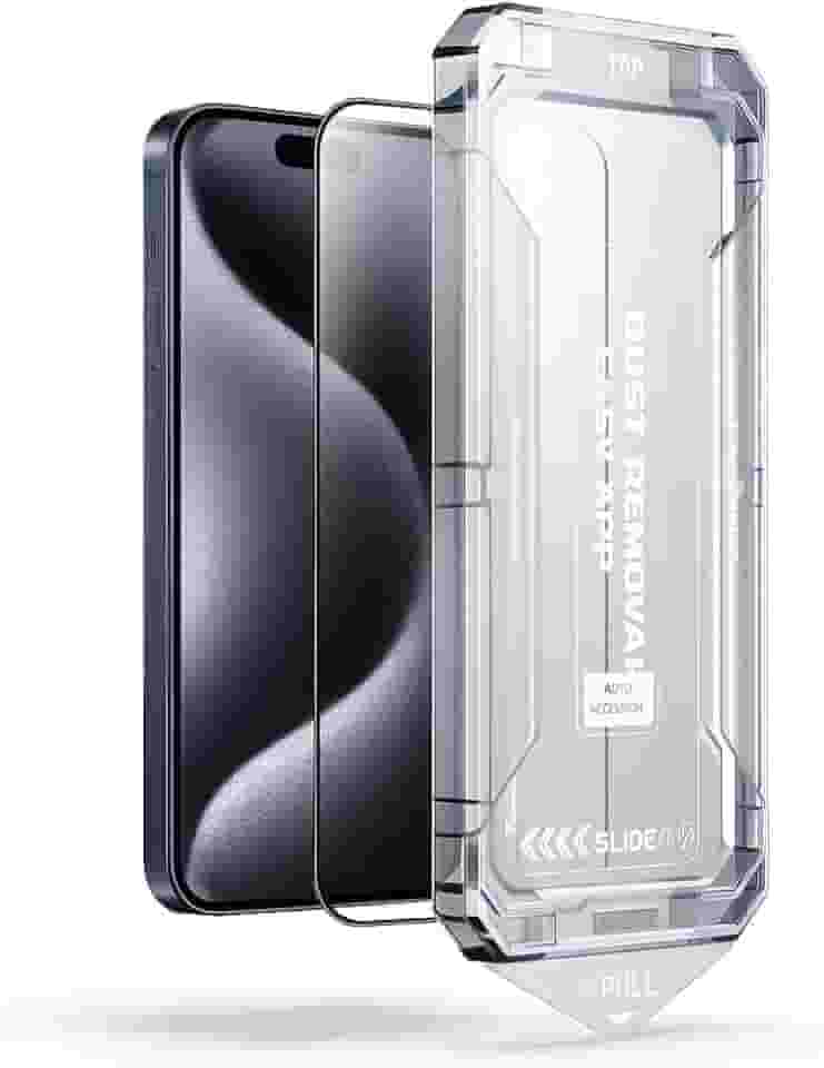 Kit 2 Película 3D Vidro com Aplicador para iPhone (Todos os Modelos) – Anti Impacto, Resistência Premium e Proteção SafeCare – Compatível iPhone 16 Pro Max Premium® (16 Pro)