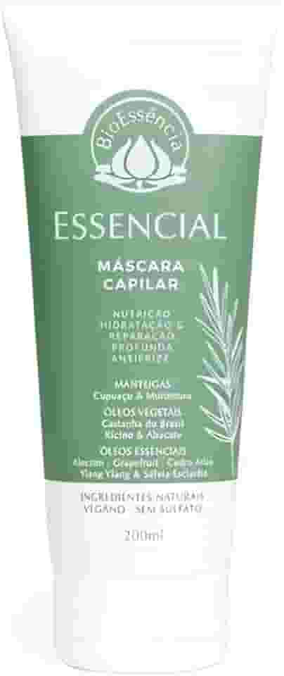 Máscara Capilar Essencial Vegana Reparação BioEssência 200ml