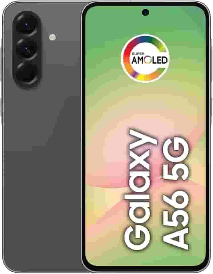 Smartphone Samsung Galaxy A56 5G 256GB, 8GB RAM, Câmera 50MP, IP67, Super AMOLED 6.7', Recursos AI, Preto