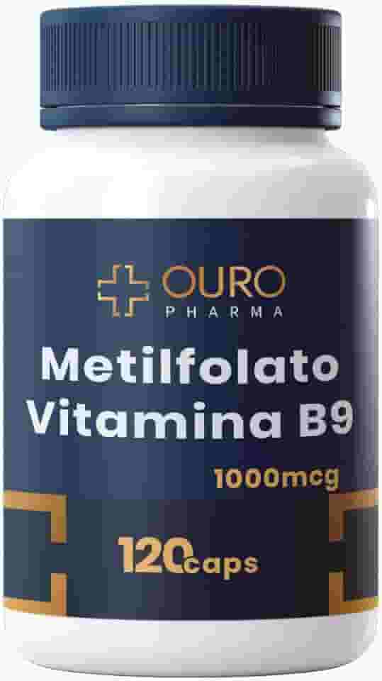 Metilfolato Vitamina B9 1000mcg - 120 cápsulas