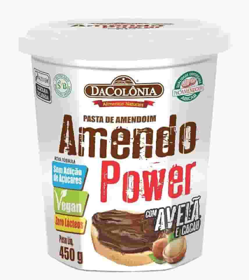 Amendopower Pasta De Amendoim Com Avela E Cacau Zero 450G