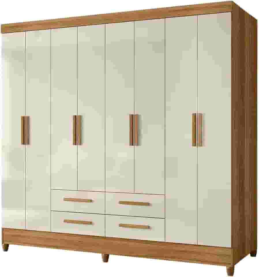 Guarda Roupas Casal 8 Portas 4 Gavetas Montana