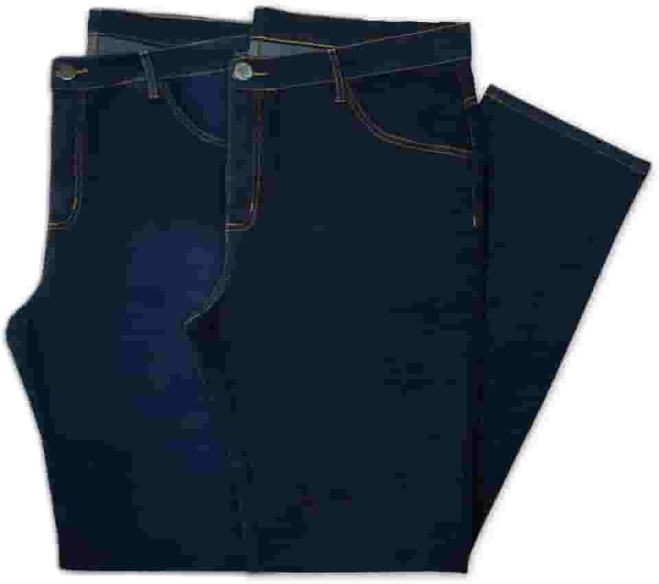 Kit 2 Calças Jeans Plus Size Tradicional Almix