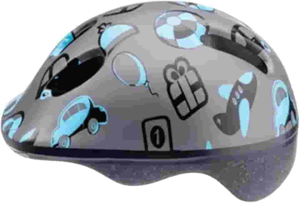 Capacete Infantil Ptk Baby Bike Ciclismo De 1/4 Anos Toys Grafite 48-56cm
