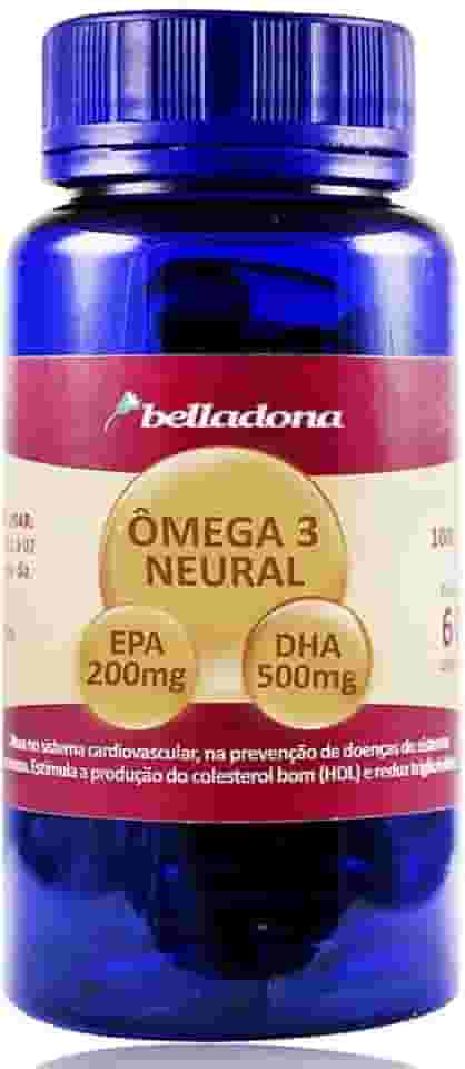 Omega 3 Neural (DHA 500mg + EPA 200mg) - 1000mg - 60 cápsulas