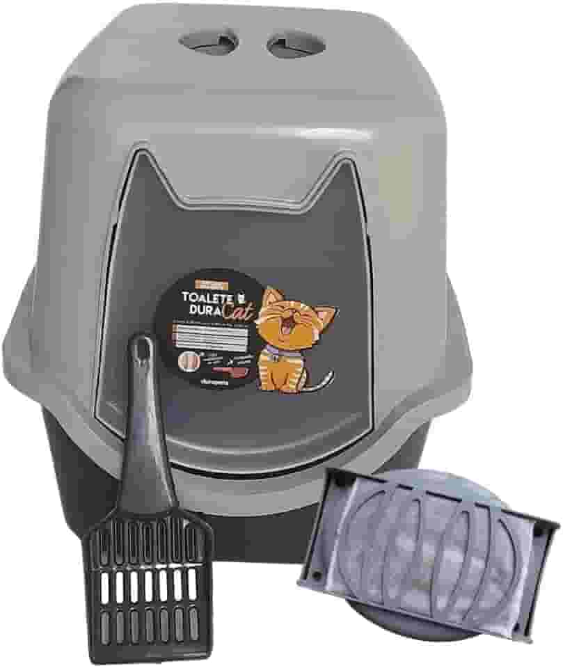 Durapets Toalete Gato Duracats Preta Para Gatos