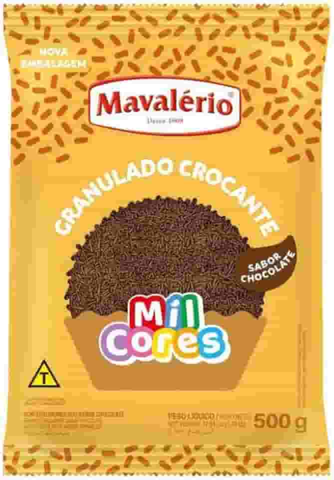 MIL CORES Granulado Crocante Sabor Chocolate 500 grs. - 2 Pack. / Sprinkles Chocolate Flavor 17.64 oz. - 2 Pack.