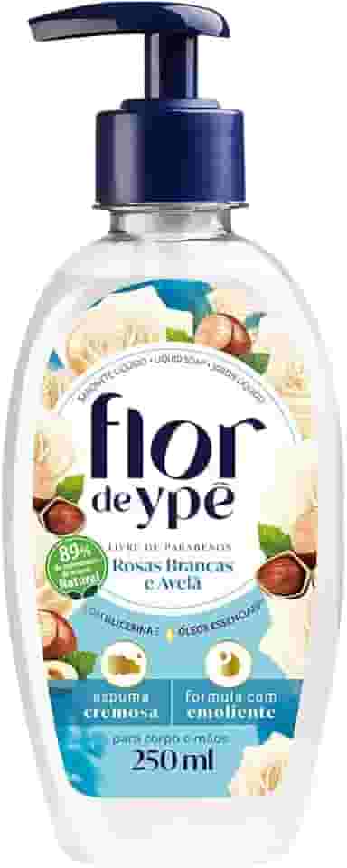 Ypê - Sabonete Líquido Rosas Brancas e Avelã 250ml (PUMP)