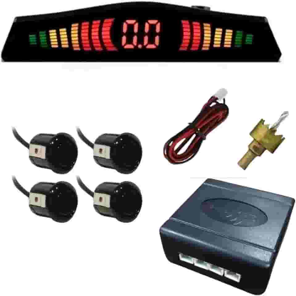 Sensor de Estacionamento KX3 ECO 4 Pontos - Preto