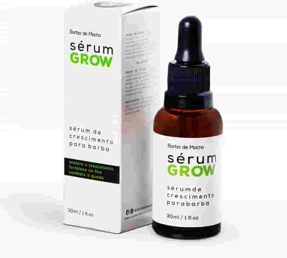 Sérum Grow Faz Crescer a Barba Rápido 30ml - Barba de Macho
