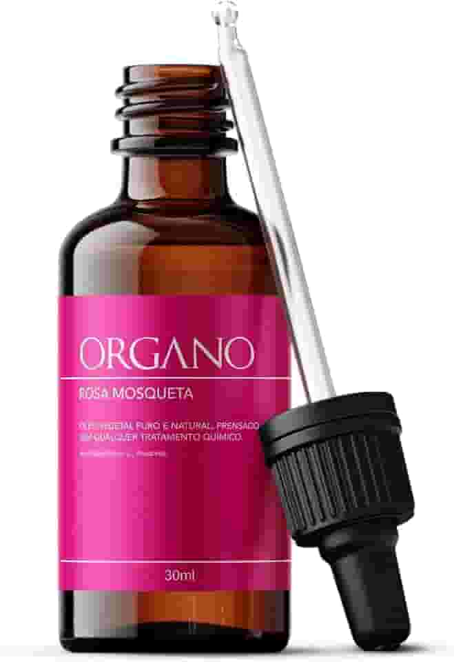 Rosa Mosqueta Rubiginosa ORGANO - Óleo Vegetal 100% Puro E Natural - Clareador E Antimanchas - 30ml