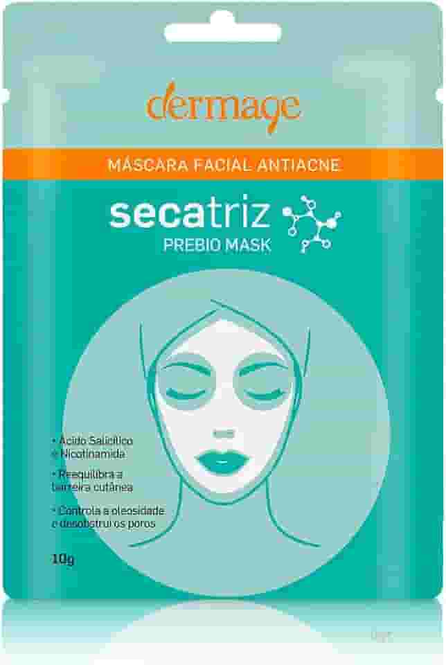 Secatriz Prebio Máscara Facial Antiacne, 10g, Dermage